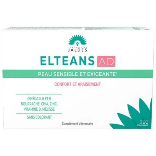 Elteans AD Peau Sensible et Exigeante Capsules x 60