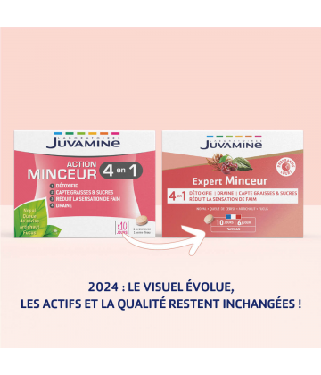 Juvamine Action Minceur 4en1 Comprimés x 60