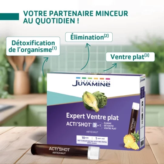 Juvamine Acti Shot Artichaut Shots x 10 - image 2