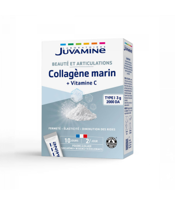 Juvamine Collagène Marin Type I 3000 mg + Vitamine C Sticks x 20