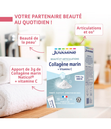 Juvamine Collagène Marin Type I 3000 mg + Vitamine C Sticks x 20