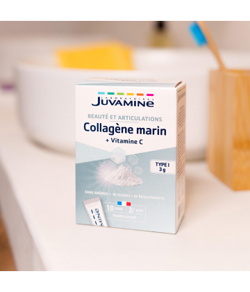 Juvamine Collagène Marin Type I 3000 mg + Vitamine C Sticks x 20