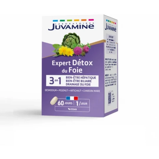 Juvamine Expert Nature Bien-Être du Foie Comprimés x 60