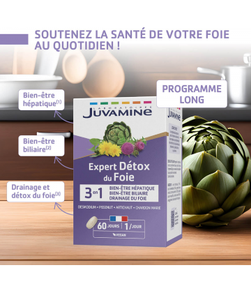 Juvamine Expert Nature Bien-Être du Foie Comprimés x 60