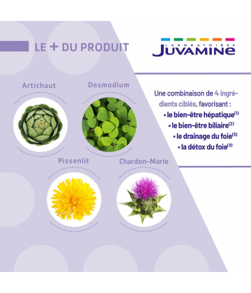 Juvamine Expert Nature Bien-Être du Foie Comprimés x 60
