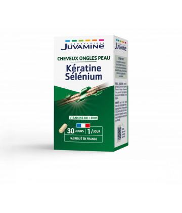 Juvamine Kératine Sélénium Gélules x 30