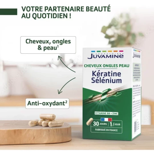 Juvamine Kératine Sélénium Gélules x 30 - image 2