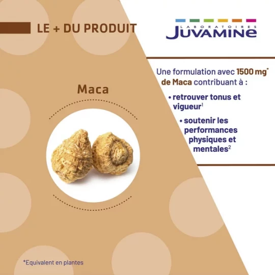 Juvamine Maca 1500 mg Comprimés x 30 - image 3