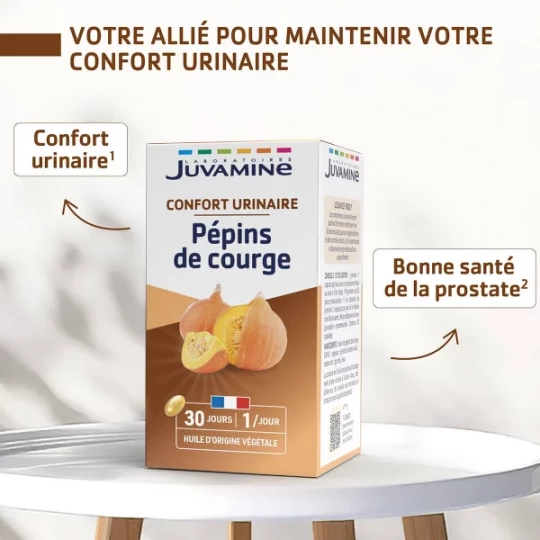 Juvamine Pépins de Courge Capsules x 30 - image 3