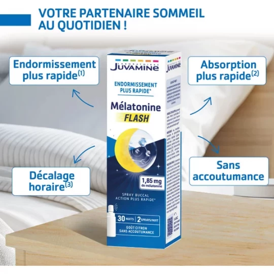 Juvamine Sommeil Mélatonine Spray Buccal 15 ml - image 4