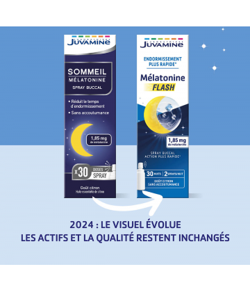 Juvamine Sommeil Mélatonine Spray Buccal 15 ml