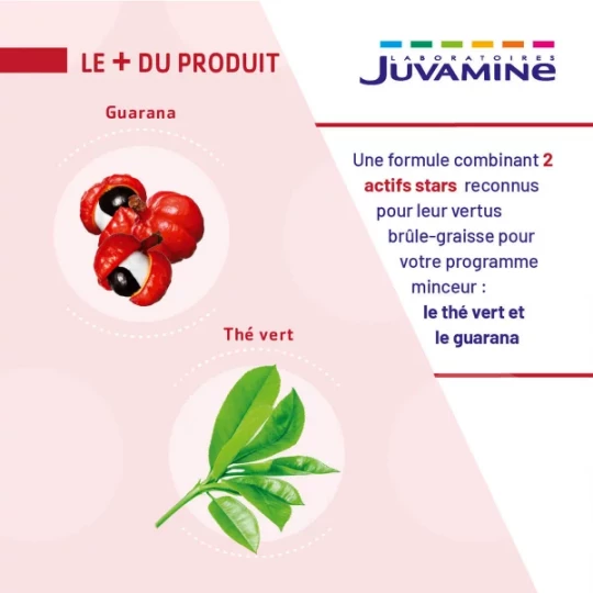 Juvamine Thé Vert Guarana Gélules x 120 - image 3