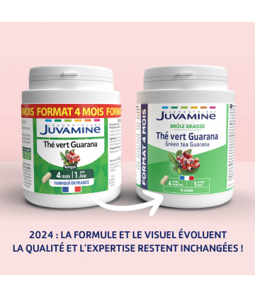 Juvamine Thé Vert Guarana Gélules x 120