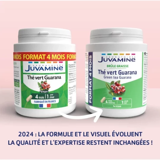 Juvamine Thé Vert Guarana Gélules x 120 - image 4