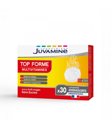 Juvamine Top Forme Multivitamines Comprimés Effervescents x 30