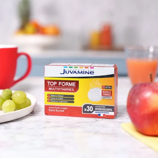 Juvamine Top Forme Multivitamines Comprimés Effervescents x 30 - image 3