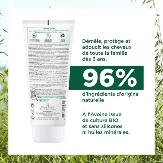 Klorane Extra-Doux Tous Types de Cheveux Après-Shampoing à l'Avoine 50 ml - image 2