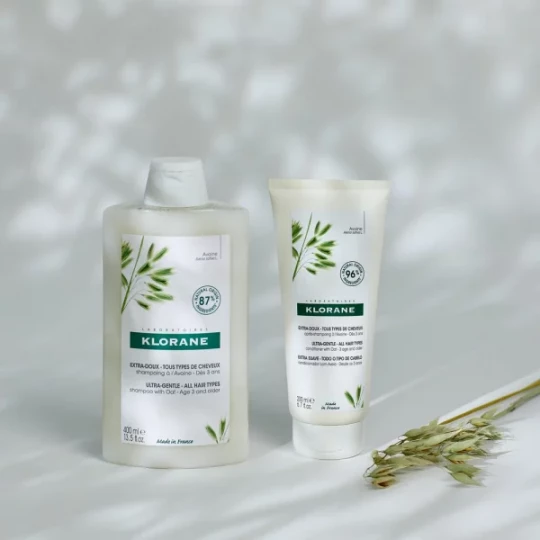Klorane Extra-Doux Tous Types de Cheveux Après-Shampoing à l'Avoine 50 ml - image 5