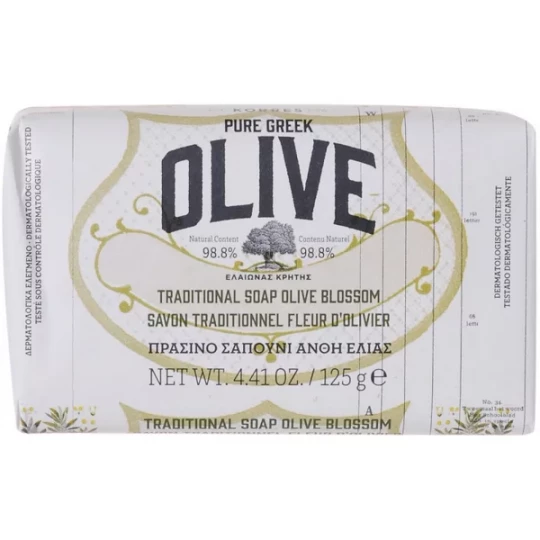 Korres Olive Savon Traditionnel Fleur d'Olivier 125 g