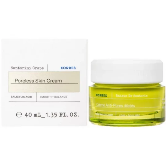 Korres Raisin de Santorin Crème Anti-Pores Dilatés 40 ml