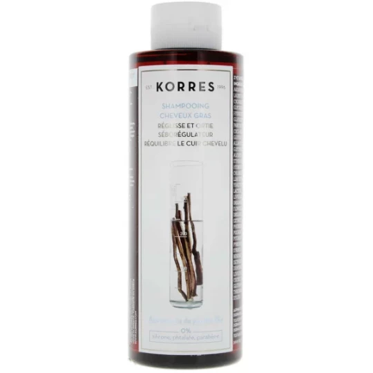 Korres Shampoing Cheveux Gras 250 ml