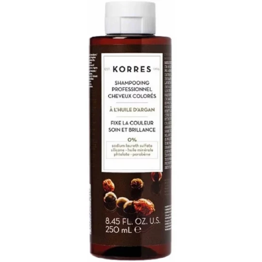 Korres Shampoing Professionnel Cheveux Colorés 250 ml
