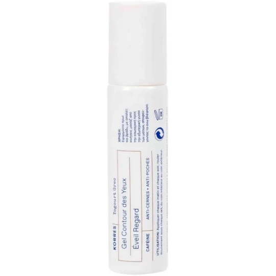 Korres Yaourt Grec Gel Contour des Yeux Éveil Regard 15 ml