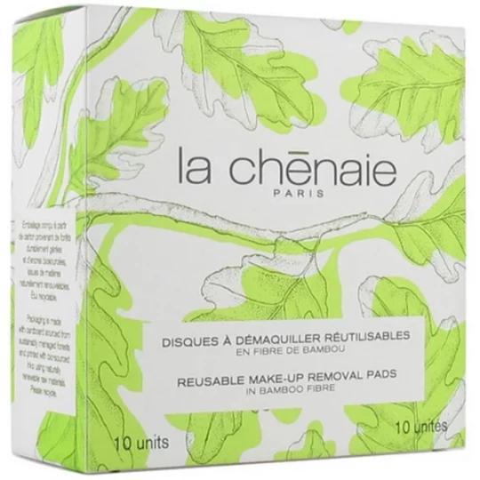 La Chênaie Disques à Démaquiller Réutilisables x 10