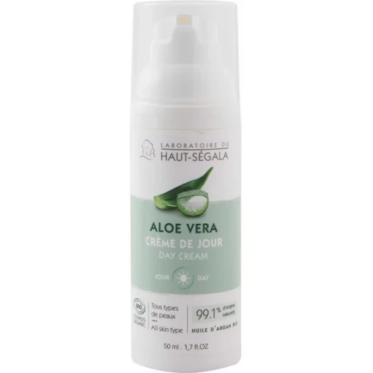 Laboratoire du Haut-Ségala Aloe Vera Crème de Jour Bio 50 ml