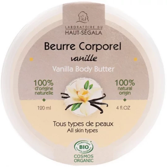 Laboratoire du Haut-Ségala Beurre Corporel Vanille Bio 120 ml