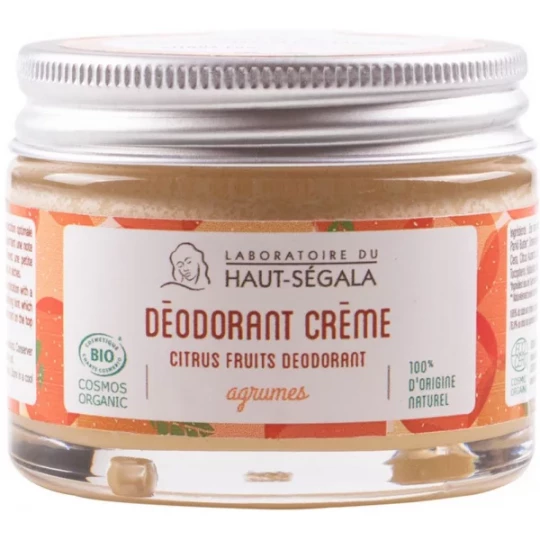 Laboratoire du Haut-Ségala Déodorant Crème Agrumes Bio 50 g