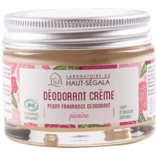 Laboratoire du Haut-Ségala Déodorant Crème Pivoine Bio 50 g