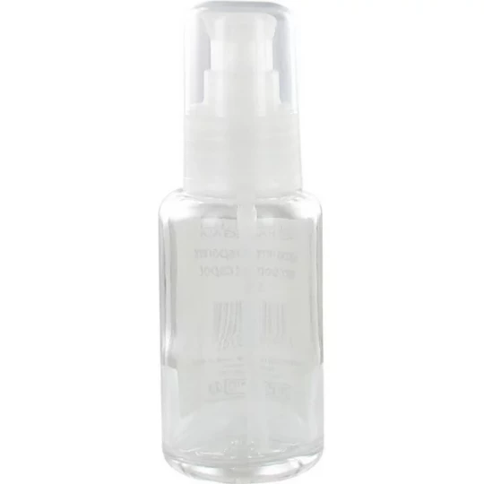 Laboratoire du Haut-Ségala DIY Flacon Verre Transparent avec Pompe et Capot 50 ml
