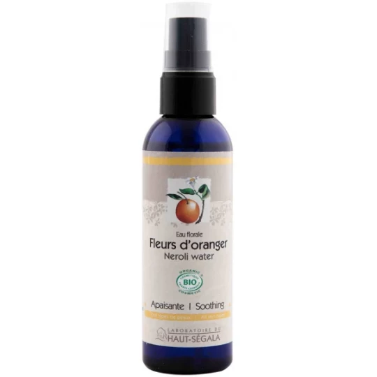 Laboratoire du Haut-Ségala Eau Florale de Fleurs d'Oranger Bio 100 ml