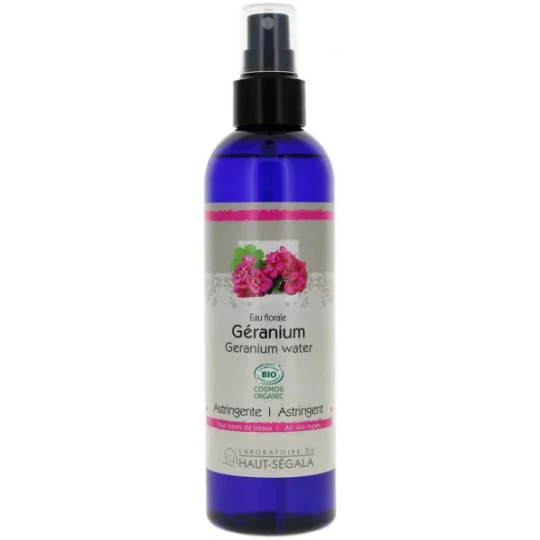 Laboratoire du Haut-Ségala Eau Florale de Géranium Bio 250 ml