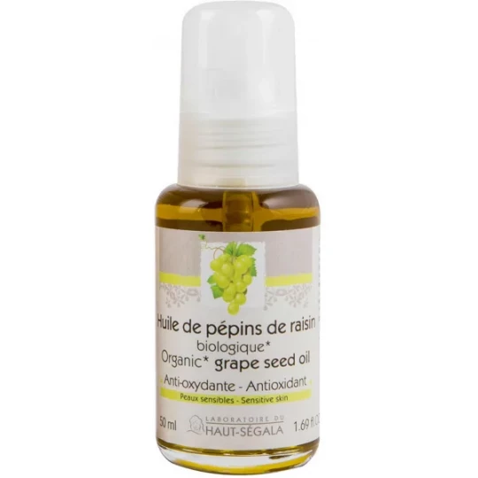 Laboratoire du Haut-Ségala Huile de Pépins de Raisin Bio 50 ml