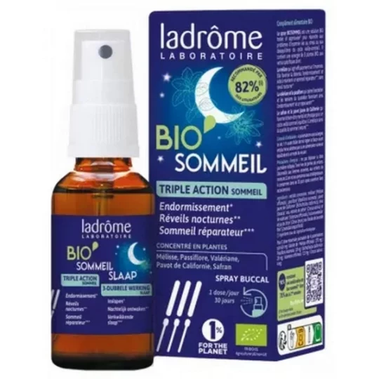 Ladrôme Bio Sommeil Triple Action Sommeil Spray Buccal Bio 20 ml