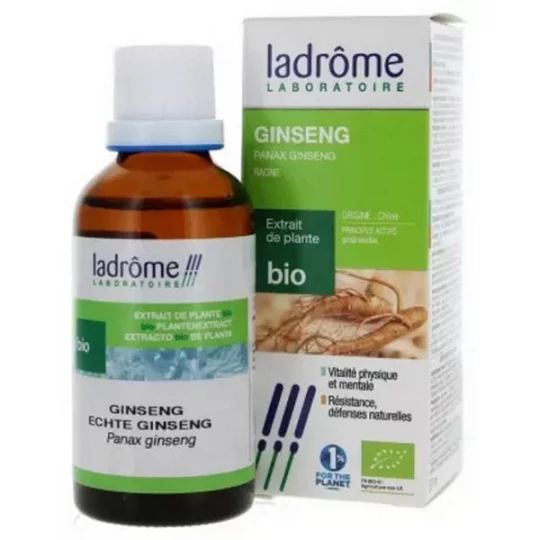 Ladrôme Extrait de Plante Bio Ginseng 50 ml