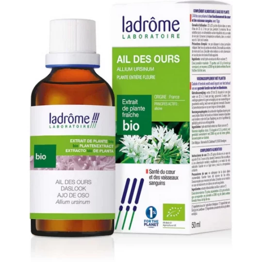 Ladrôme Extrait de Plante Fraîche Bio Ail des Ours 50 ml