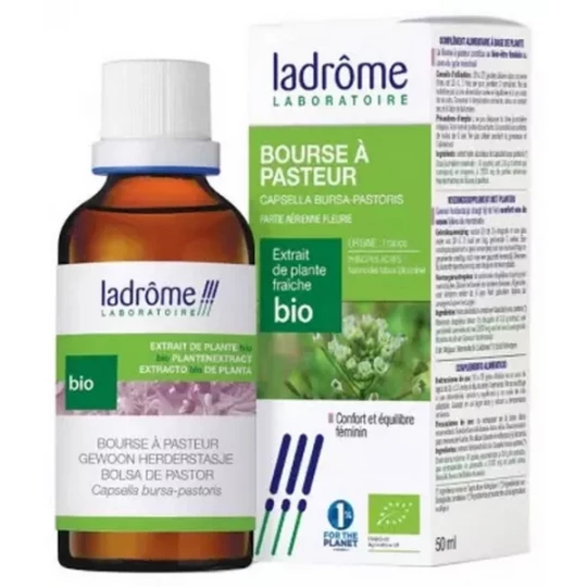 Ladrôme Extrait de Plante Fraîche Bio Bourse à Pasteur 50 ml