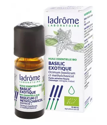 Ladrôme Huile Essentielle Basilic Exotique (Ocimum basilicum ct methylchavicol) Bio 10 ml