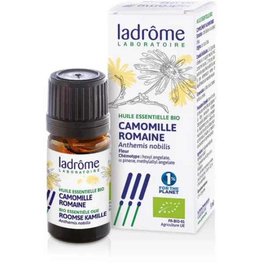 Ladrôme Huile Essentielle Camomille Romaine (Anthemis nobilis) Bio 5 ml