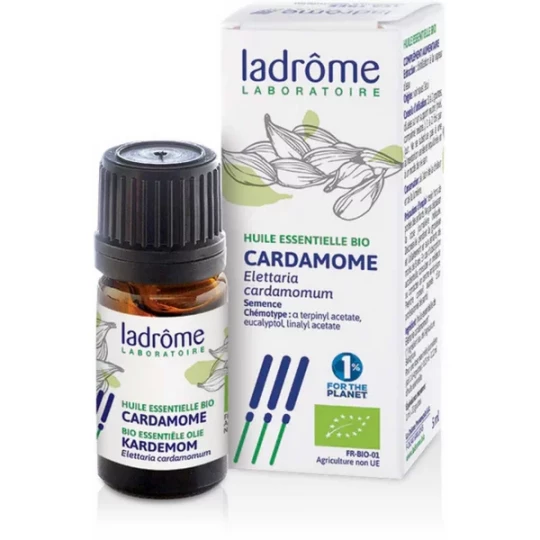 Ladrôme Huile Essentielle Cardamome (Elettaria cardomomum) Bio 5 ml