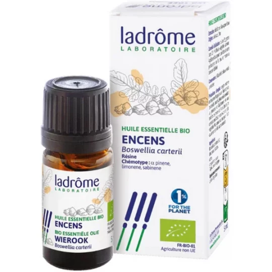 Ladrôme Huile Essentielle Encens (Boswellia carterii) Bio 5 ml