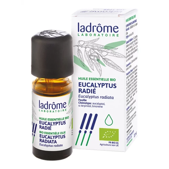 Ladrôme Huile Essentielle Eucalyptus Radié (Eucalyptus radiata) Bio 10 ml