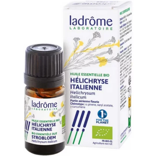 Ladrôme Huile Essentielle Hélichryse Italienne (Helichrysum italicum) Bio 5 ml