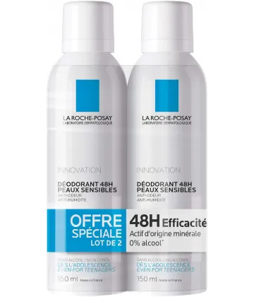 La Roche-Posay Déodorant Physiologique 48h 2 x 150 ml