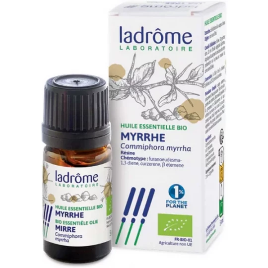 Ladrôme Huile Essentielle Myrrhe (Commiphora myrrha) Bio 5 ml