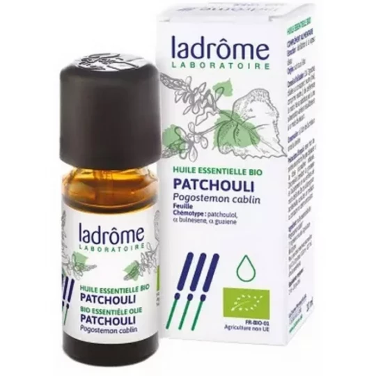 Ladrôme Huile Essentielle Patchouli (Pogostemon cablin) Bio 10 ml