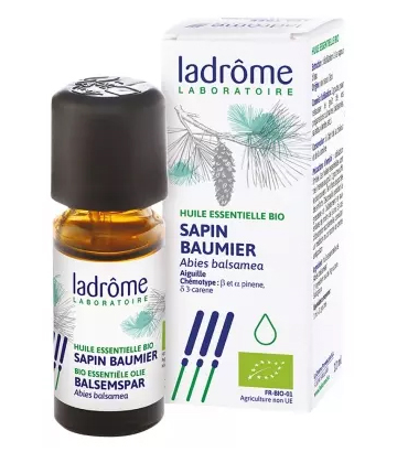 Ladrôme Huile Essentielle Sapin Baumier (Abies balsamea) Bio 10 ml